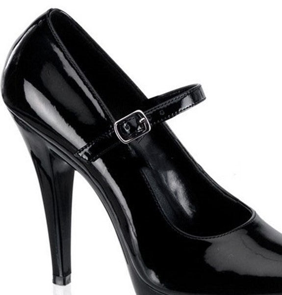 Mary Jane High Heels (Black)