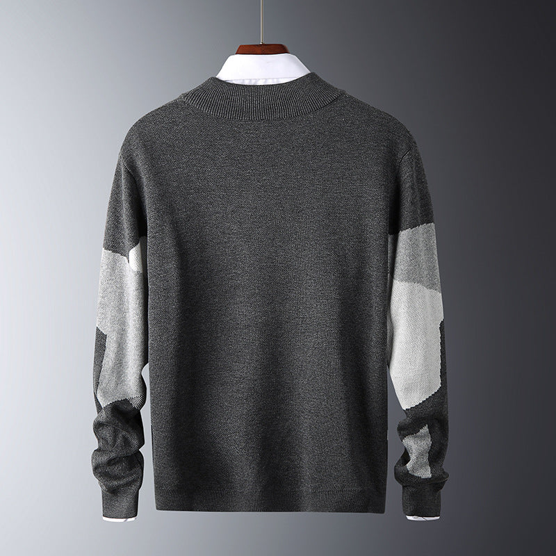 Abstract Men's Warm Sweater