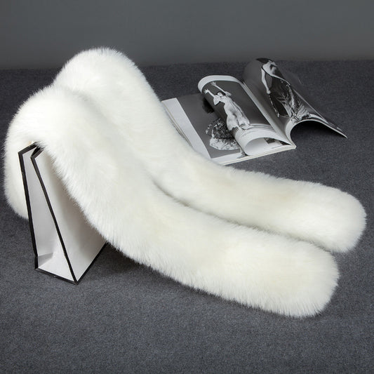 Faux Fur Plush Long Scarf (Multiple Colors)