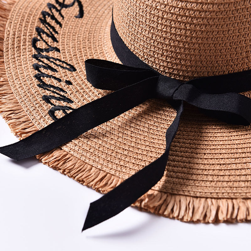 "Hello Sunshine" Beach Sun Hat (Multiple Colors)