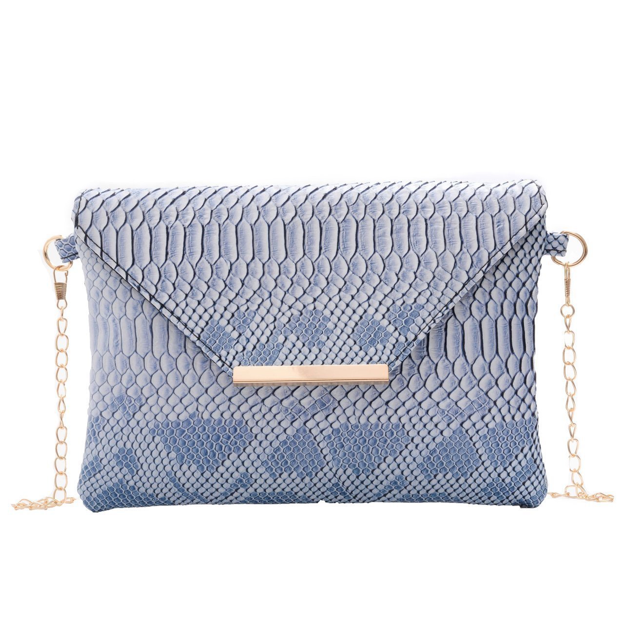 Crossbody Snake Print Envelope Bag Large Capacity Crossbody (Multiple Colors)