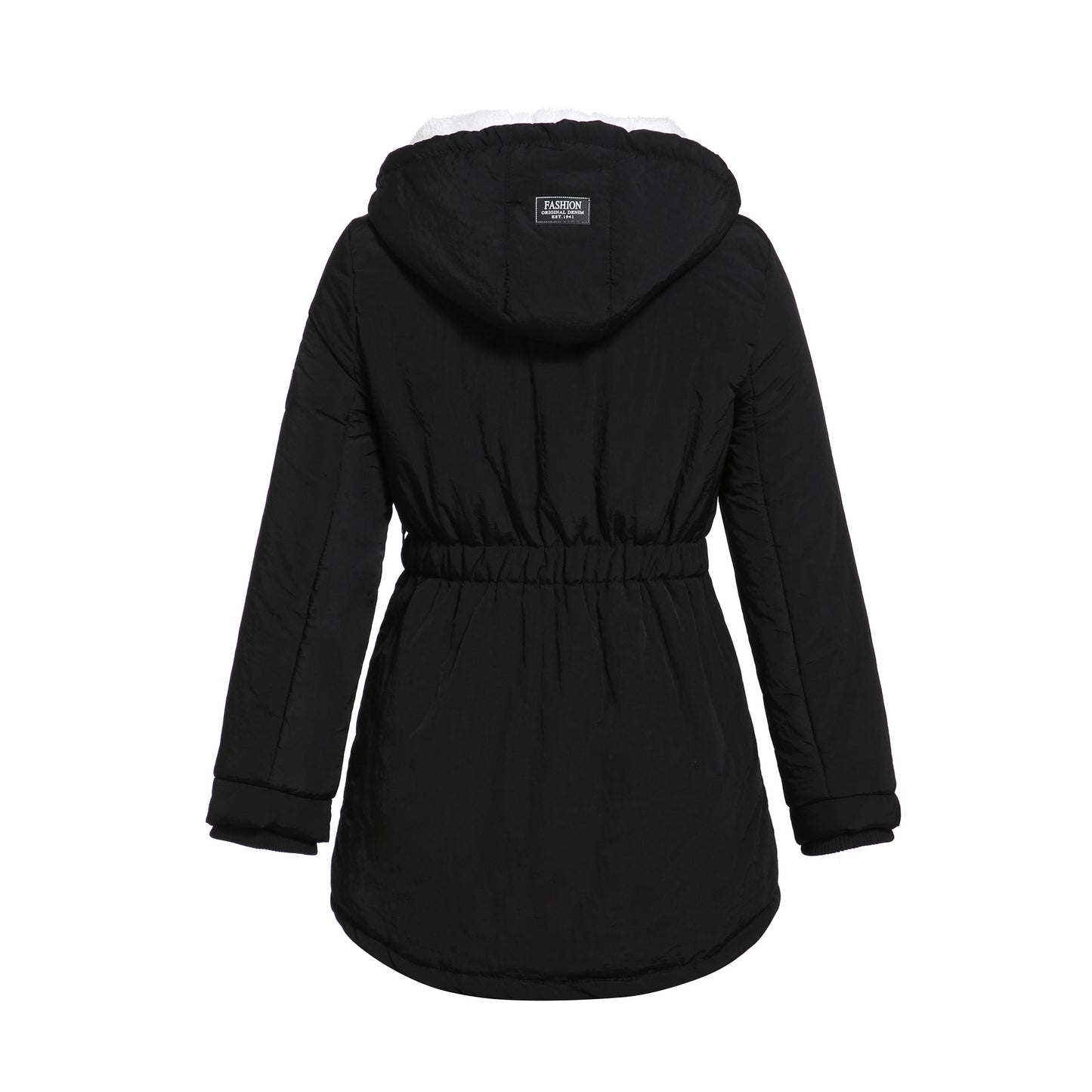 Womens Winter Sherpa Lined Hooded Zip Coat (Multiple Colors)