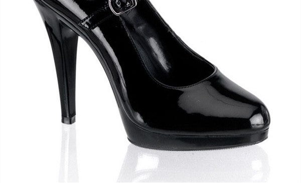 Mary Jane High Heels (Black)