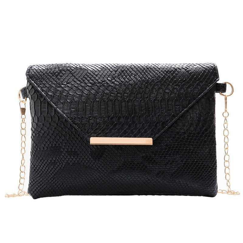 Crossbody Snake Print Envelope Bag Large Capacity Crossbody (Multiple Colors)