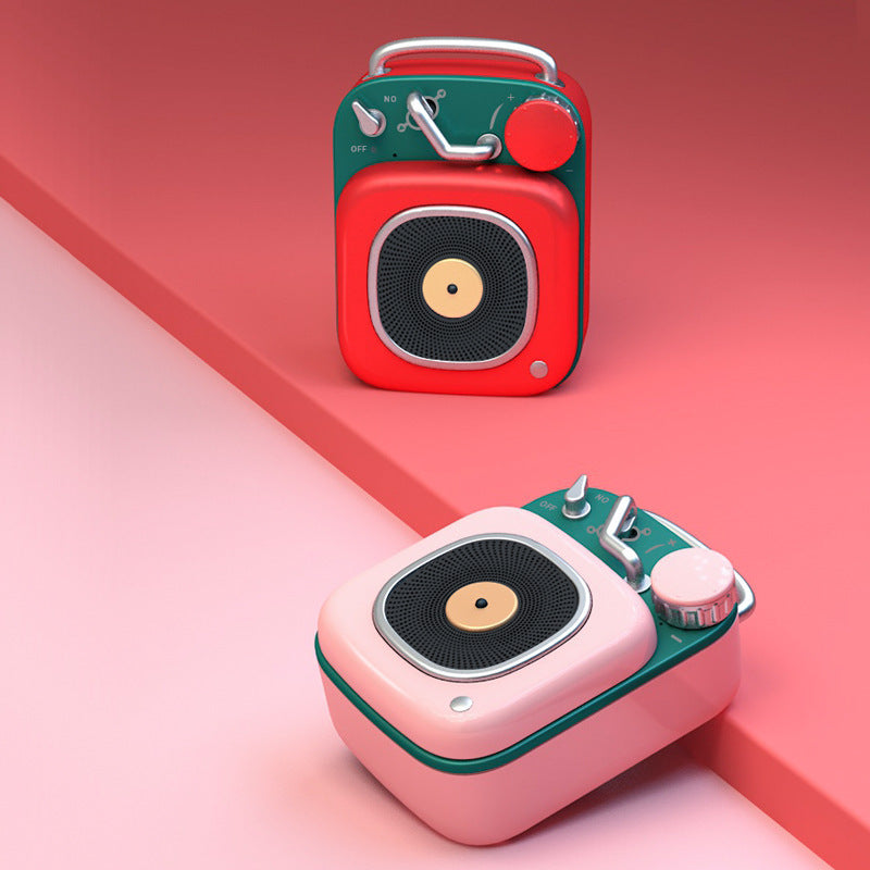 Retro Portable Mini Speaker (Multiple Colors)