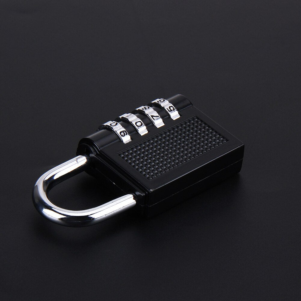 Combination Waterproof Universal Padlock for Luggage (Black)