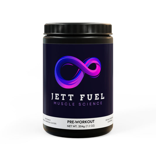 Jett Fuel Pre-Workout Supplement, Fruit Punch (204g, 7.1oz)