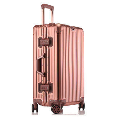 Aluminum Magnesium Alloy Luggage Large Capacity Trolley Case (Multiple Colors)