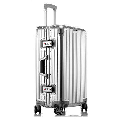 Aluminum Magnesium Alloy Luggage Large Capacity Trolley Case (Multiple Colors)