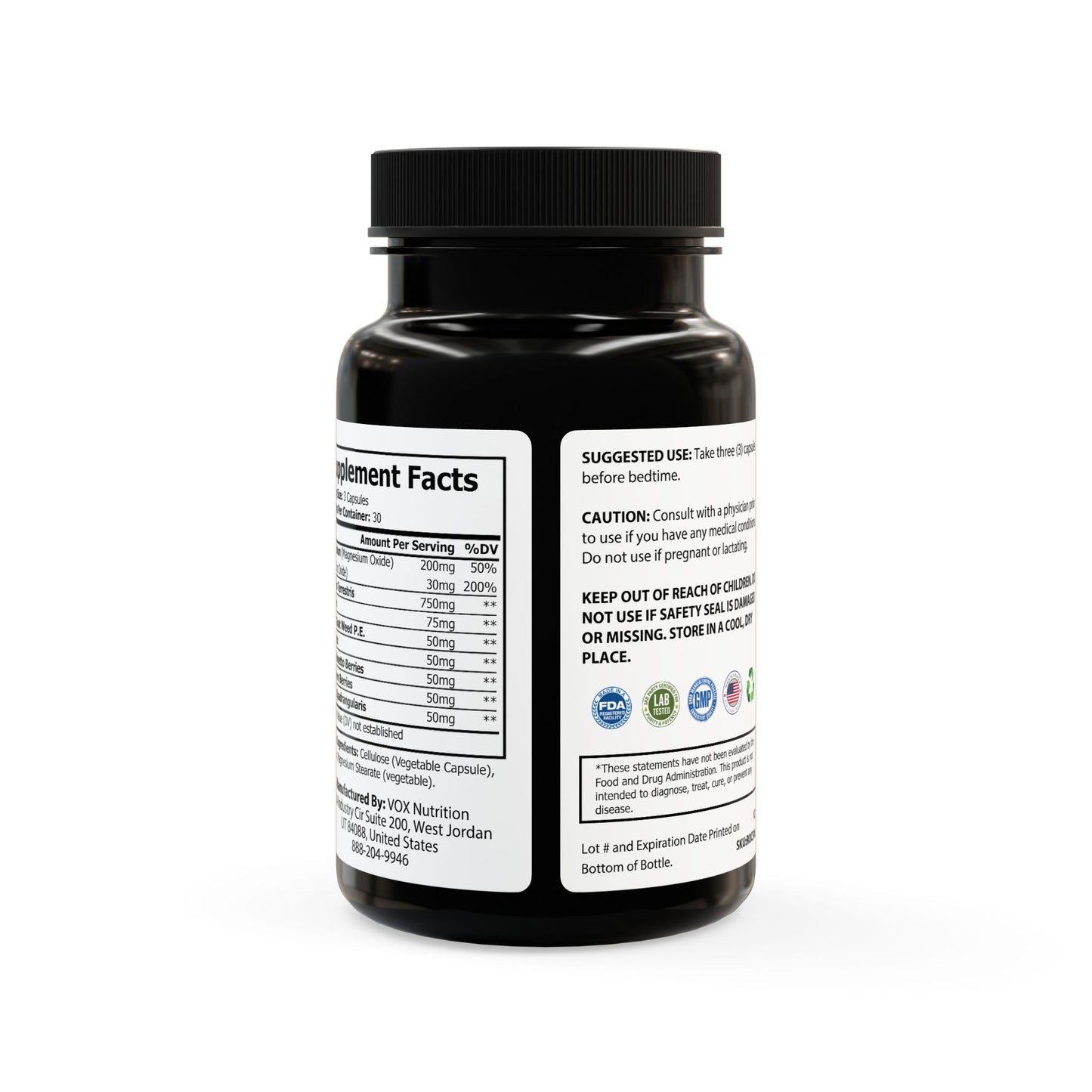 Jett Fuel Magnesium Zinc Supplement (90 Capsules)