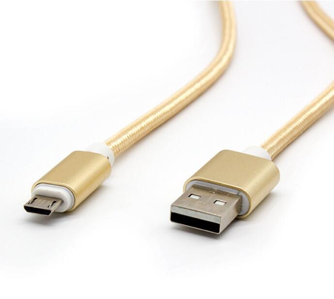 Compatible with Apple, Android, Nylon Woven USB 2.0A Fast Charging Cable (Multiple Colors)