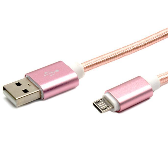 Compatible with Apple, Android, Nylon Woven USB 2.0A Fast Charging Cable (Multiple Colors)