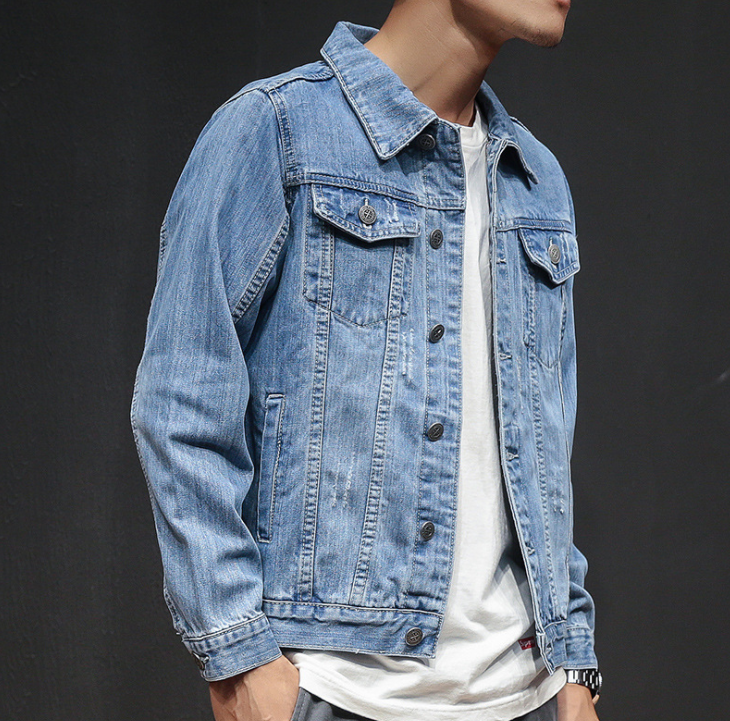 Mens Classic Denim Jacket (Multiple Colors)