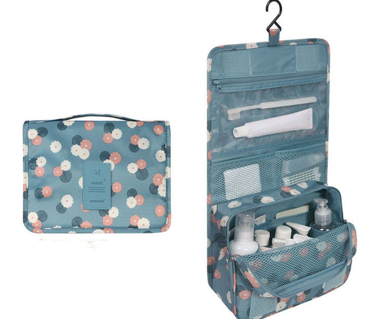 Hanging Foldable Storage Bag For Travel Toiletry Bag (Multiple Colors/Designs)