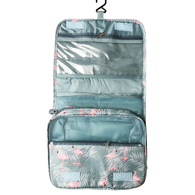 Hanging Foldable Storage Bag For Travel Toiletry Bag (Multiple Colors/Designs)