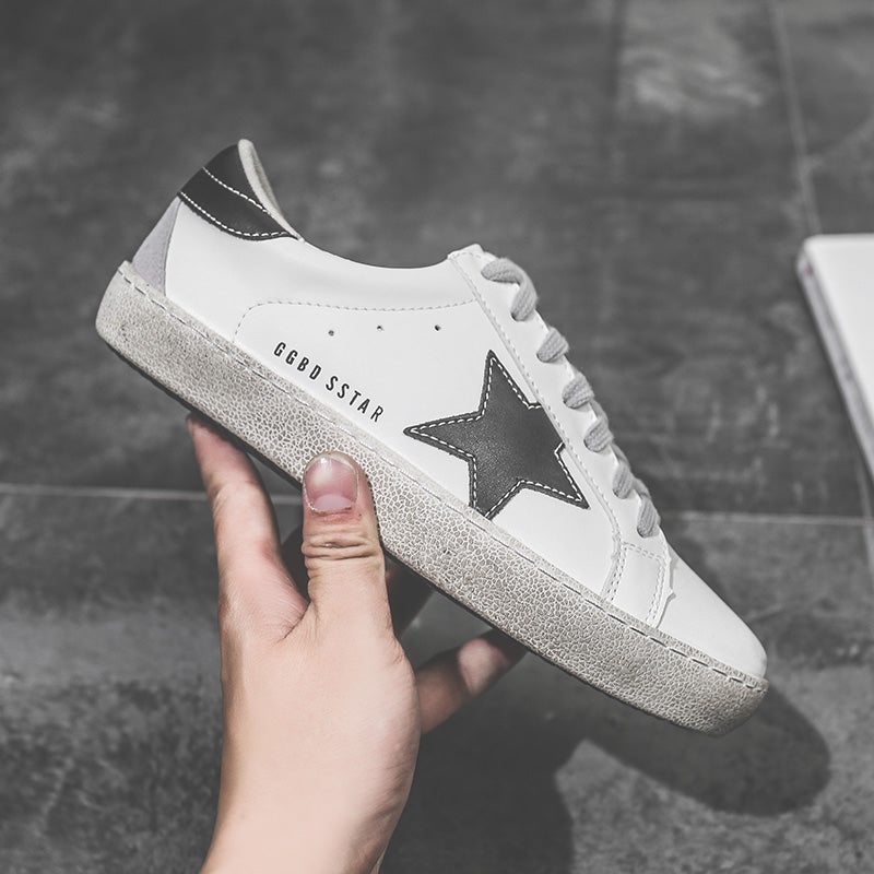 Star Distressed Sneakers (Multiple Colors)