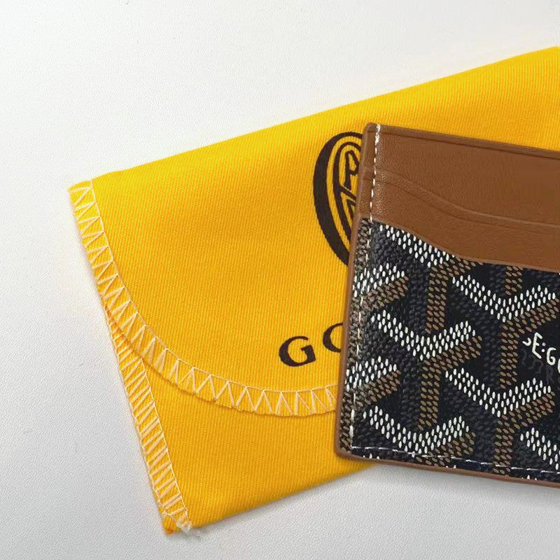 Designer Inspired "Goyard" Card Holder (Multiple Colors)