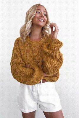 Intricate Knit Sweater (Multiple Colors)