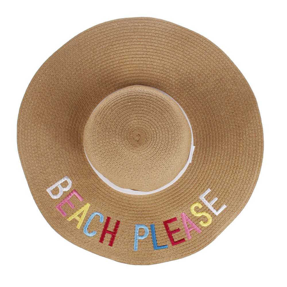 Multiple Sayings Women's Sun Hat (Multiple Colors)