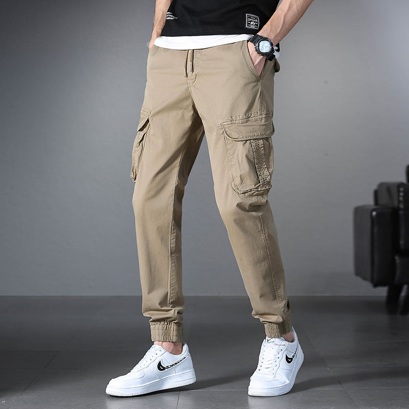 Mens Drawstring Cargo Pants (Multiple Colors)