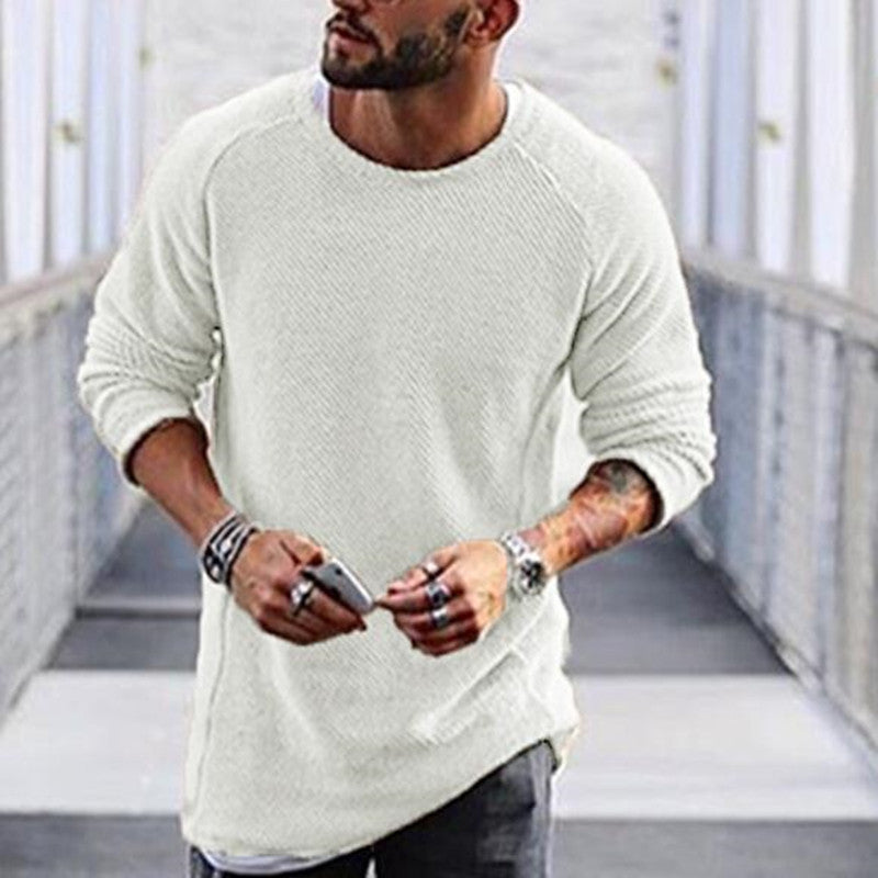 Men's Long Knit Sweater (Multiple Colors)