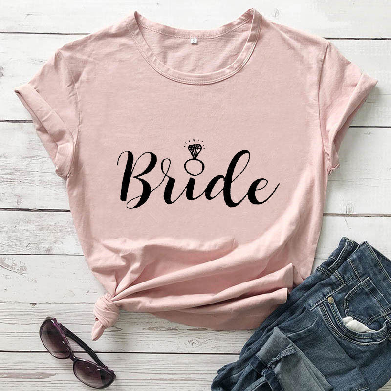 Bride & Bride Squad Short-Sleeved T-Shirt (Multiple Colors)