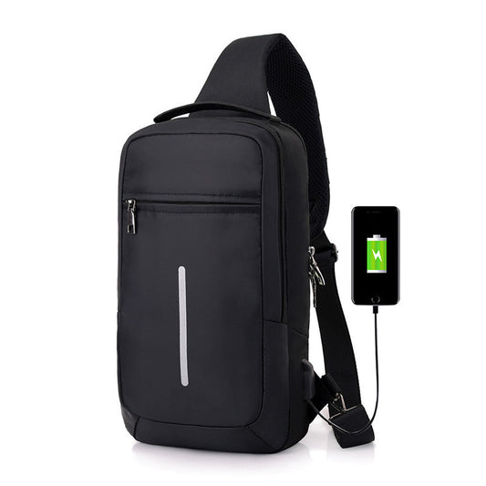 Anti-theft USB Charging Chest Bag (Multiple Colors)