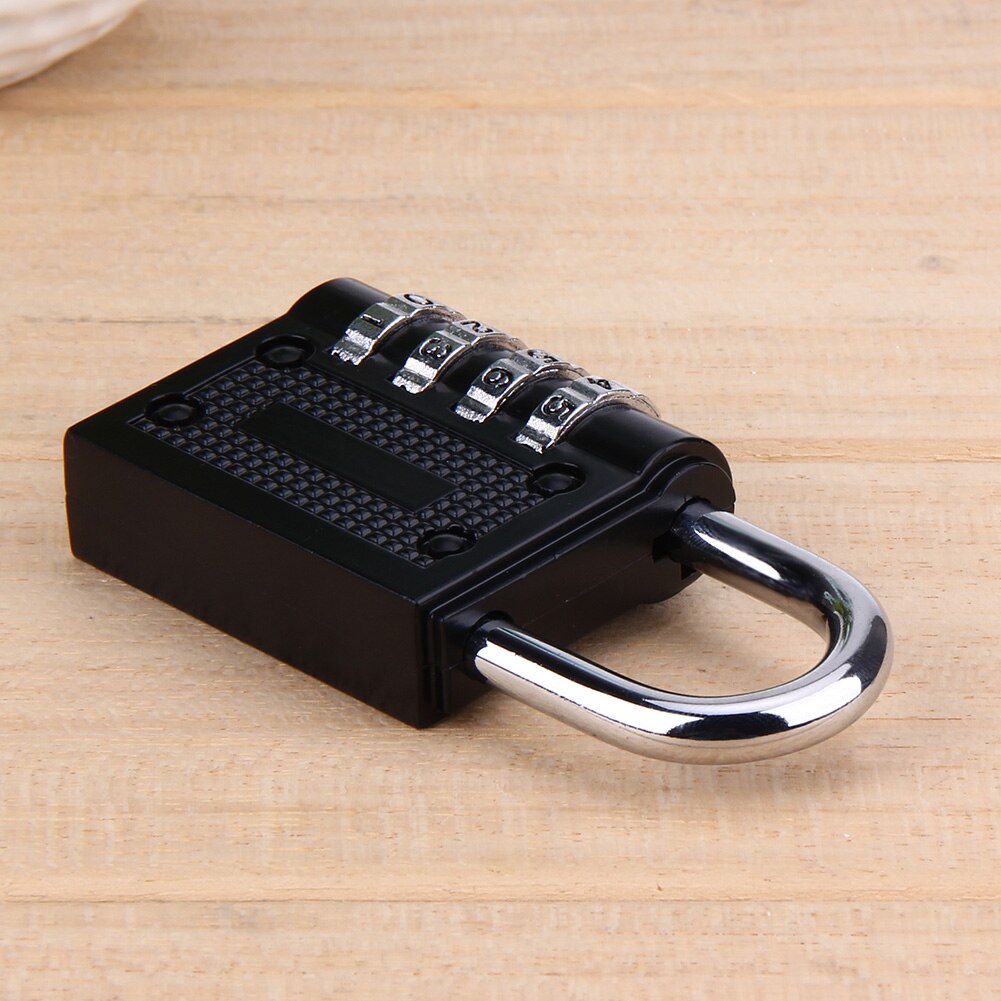 Combination Waterproof Universal Padlock for Luggage (Black)