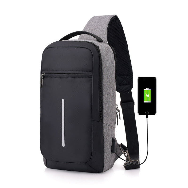 Anti-theft USB Charging Chest Bag (Multiple Colors)