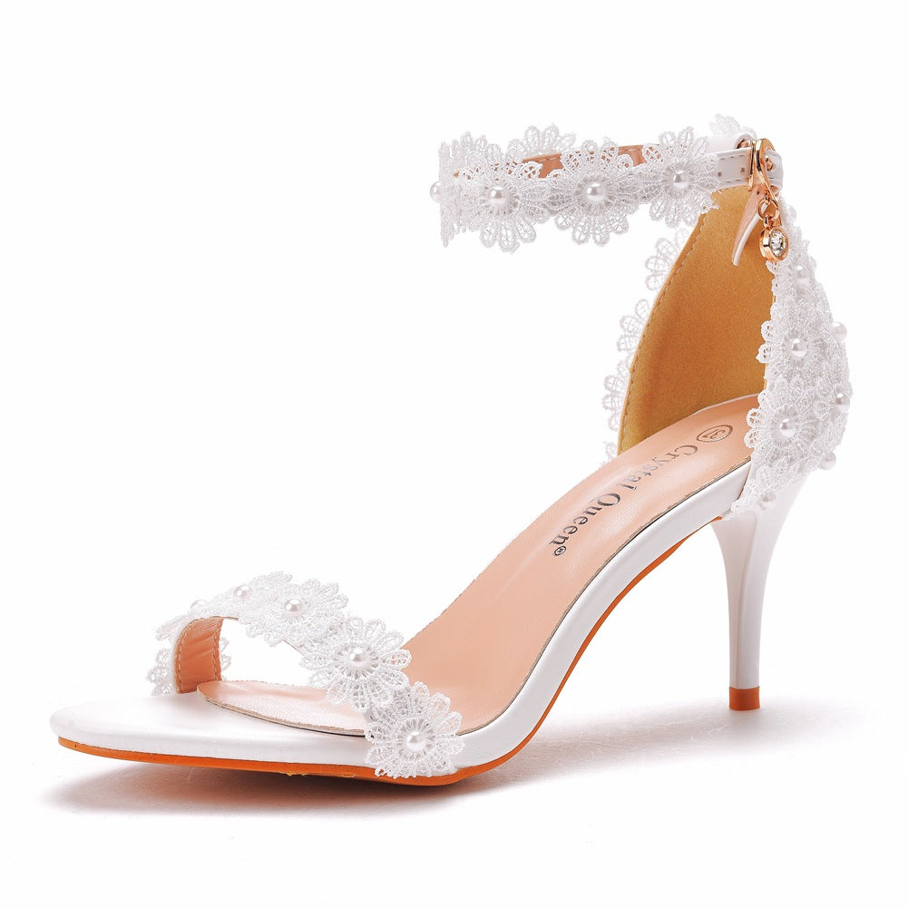 Elegant Rhinestone High Heel Shoes (Multiple Styles)