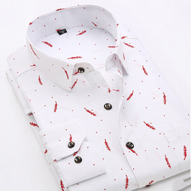 Mens Designer Print Dress Shirts (Multiple Patterns)