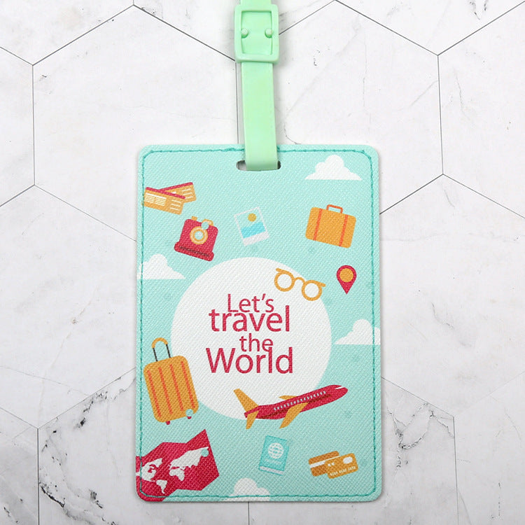 Travel Theme Personalized Luggage Tag (Multiple Styles)