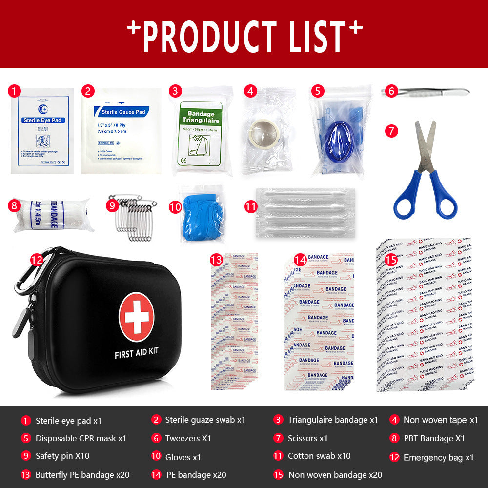 Travel First Aid Kit (2 Versions)