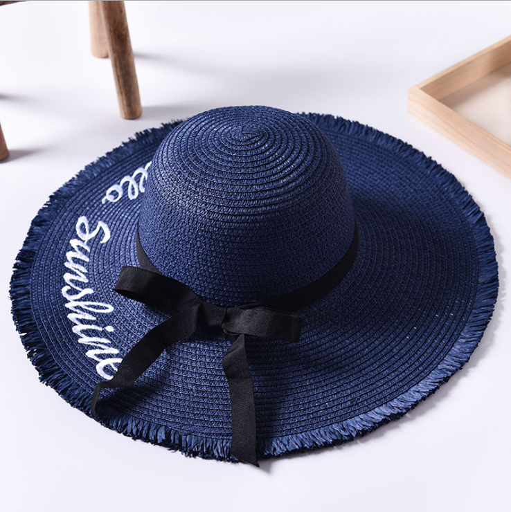 "Hello Sunshine" Beach Sun Hat (Multiple Colors)