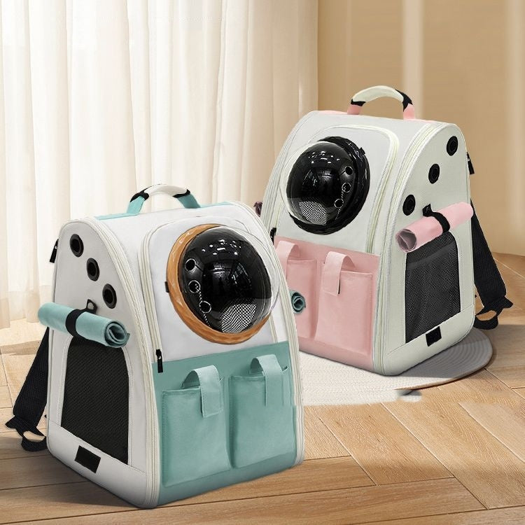 Travel Small Pet Carrier Foldable Space Capsule Backpack (Multiple Colors)