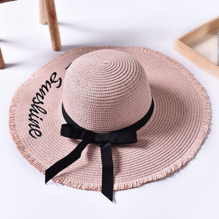 "Hello Sunshine" Beach Sun Hat (Multiple Colors)