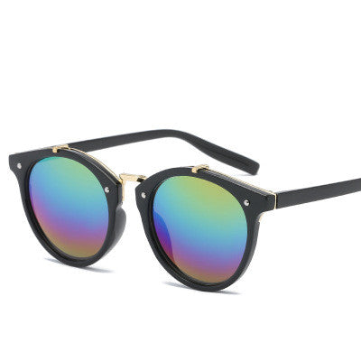 Unisex Round Rivit Sunglasses (Multiple Colors)