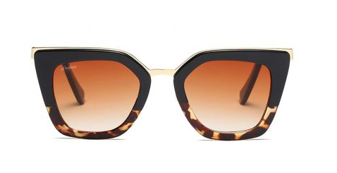 Womens Tortoiseshell Temperament Sunglasses