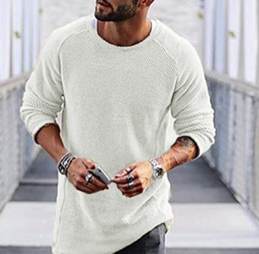 Men's Long Knit Sweater (Multiple Colors)