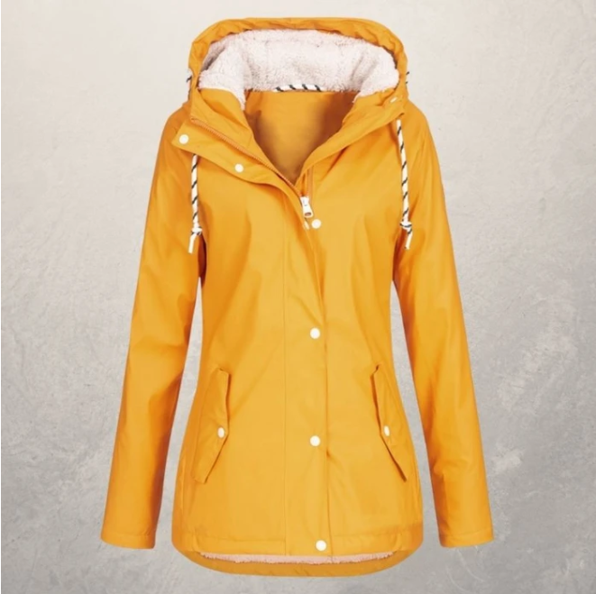 Womens Winter Sherpa Lined Hooded Zip Coat (Multiple Colors)