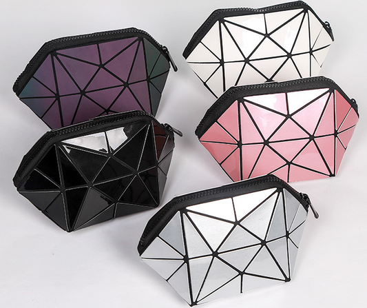 Geometric Cosmetic Bag For Women