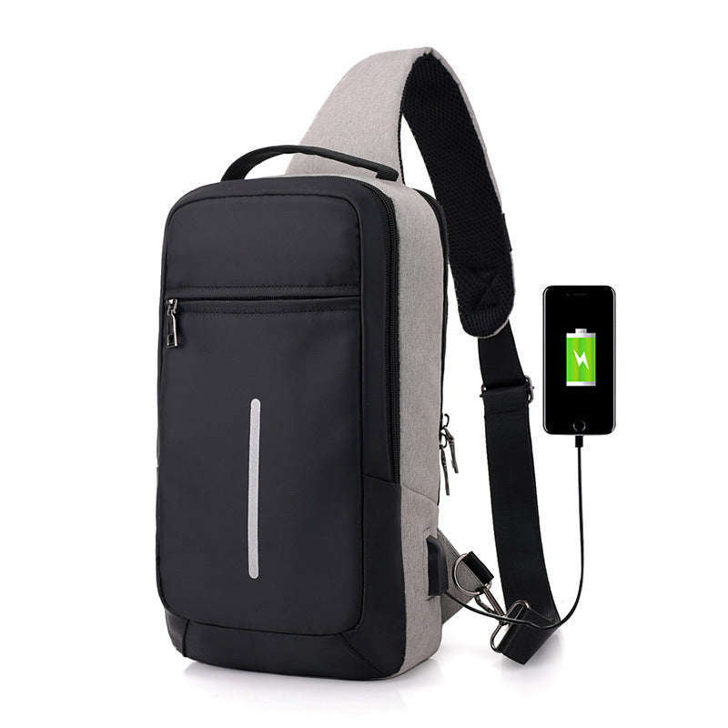 Anti-theft USB Charging Chest Bag (Multiple Colors)