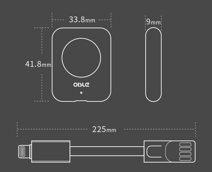 Magnetic Wireless Charger w/ Strap (Multiple Colors)