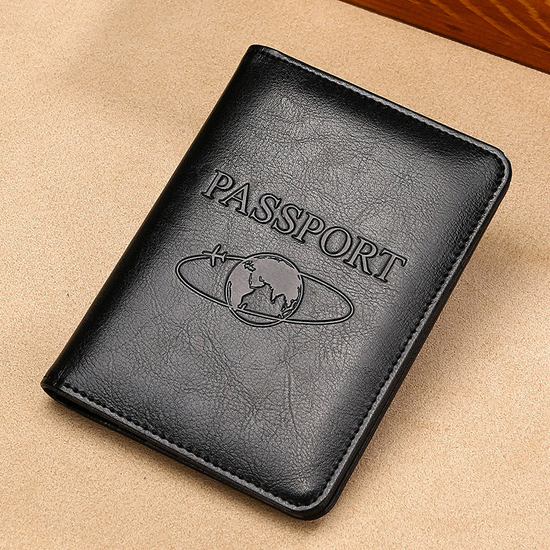 Genuine Leather Travel Passport Case Multi-functional Passport Cover (Multiple Colors)