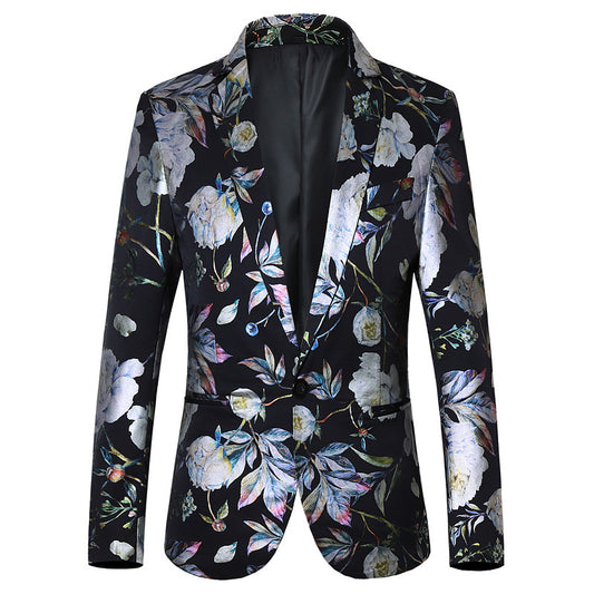 Men's Floral Suit Jacket (Multiple Colors)