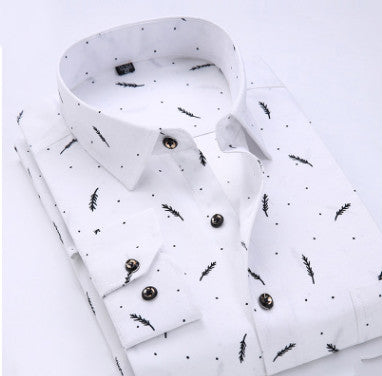 Mens Designer Print Dress Shirts (Multiple Patterns)