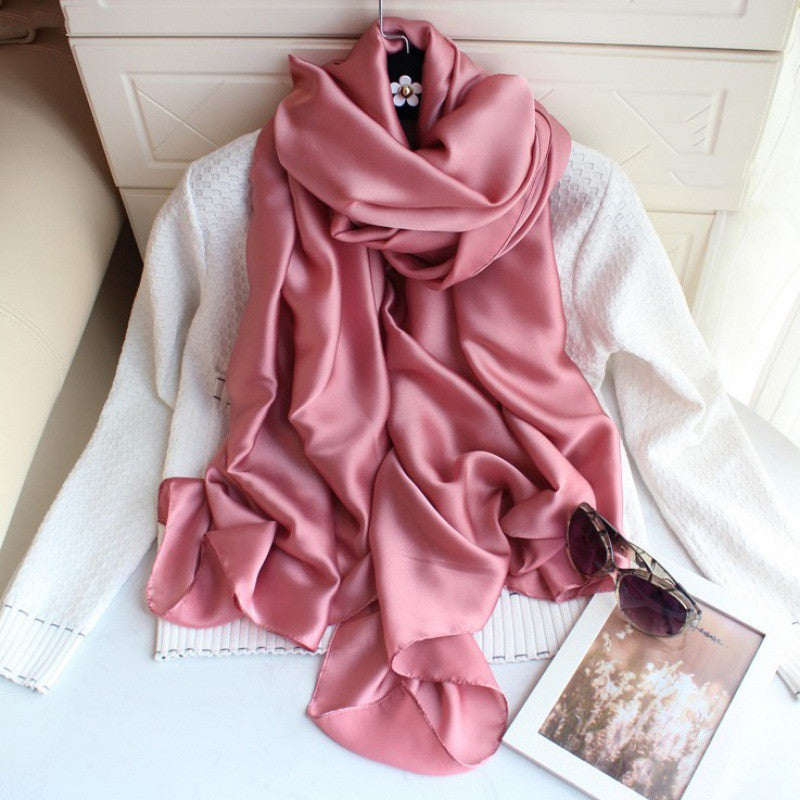 Silk Blend Large Travel Scarf (Multiple Colors)