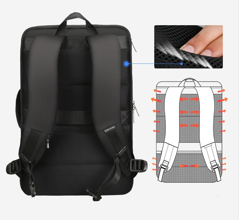 Mark Ryden Anti-Theft Backpack w/USB charging Port (Black)