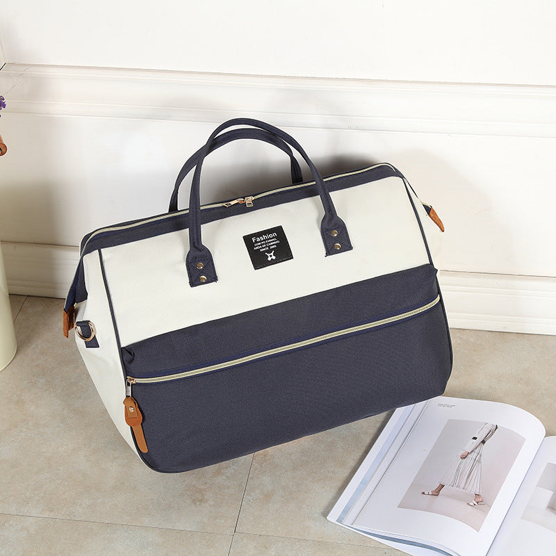 Fashionable Contrast Travel Bag (Multiple Colors)