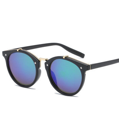 Unisex Round Rivit Sunglasses (Multiple Colors)